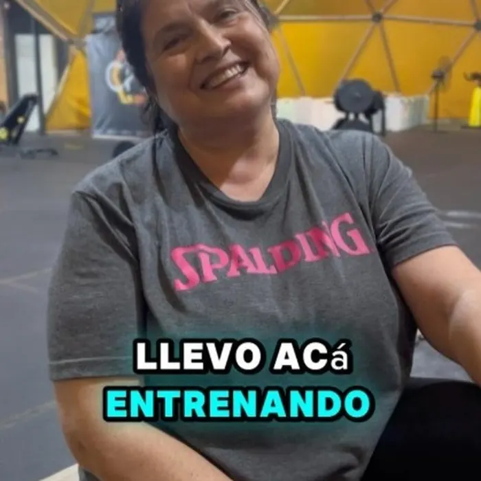 Alumna de CFC contando su experiencia entrenando